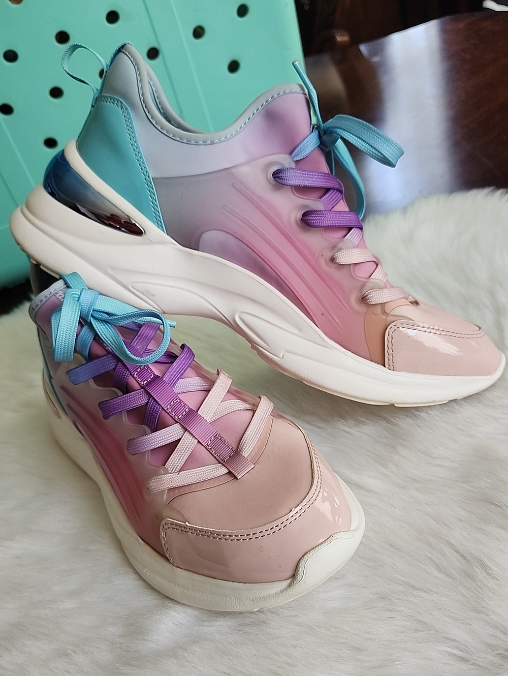 ALDO MULTICOLOR  SNEAKERS, 9